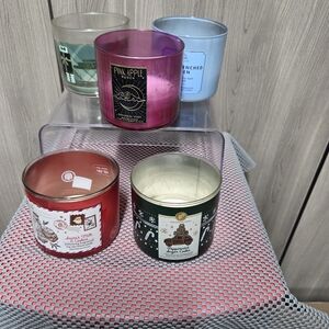 Used Bath & Body Works Candle Jars No Lids